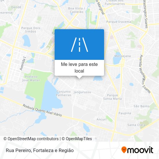 Rua Pereiro mapa