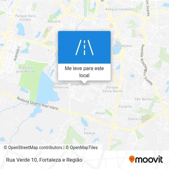 Rua Verde 10 mapa