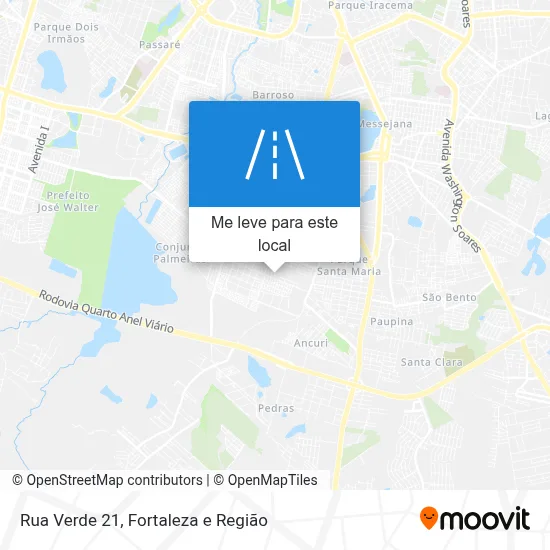 Rua Verde 21 mapa