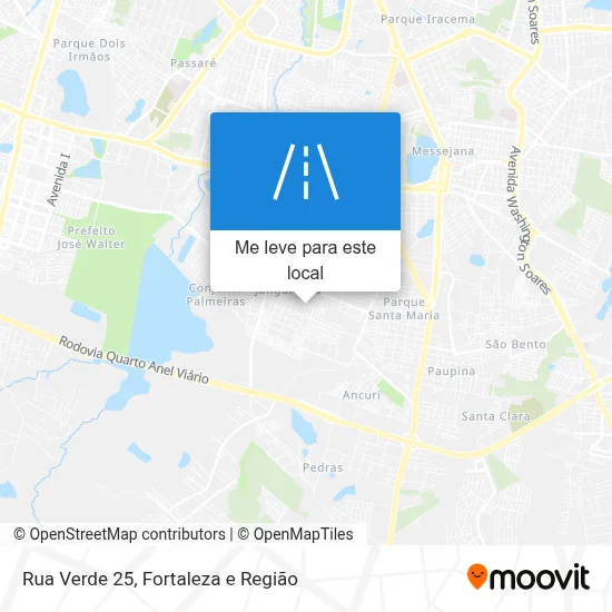Rua Verde 25 mapa