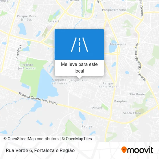 Rua Verde 6 mapa