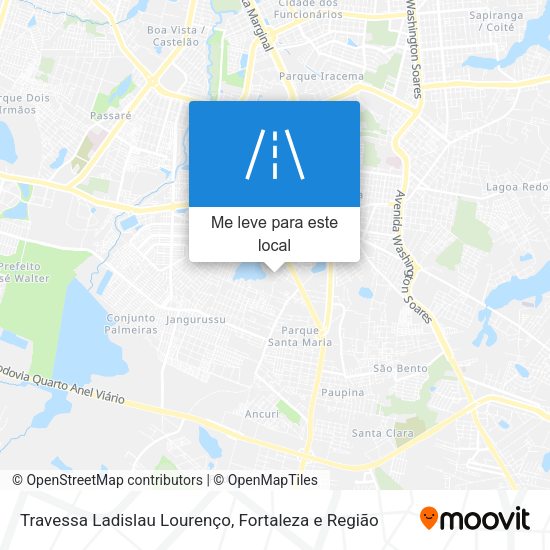 Travessa Ladislau Lourenço mapa