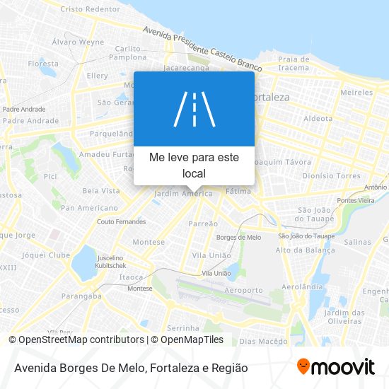 Avenida Borges De Melo mapa