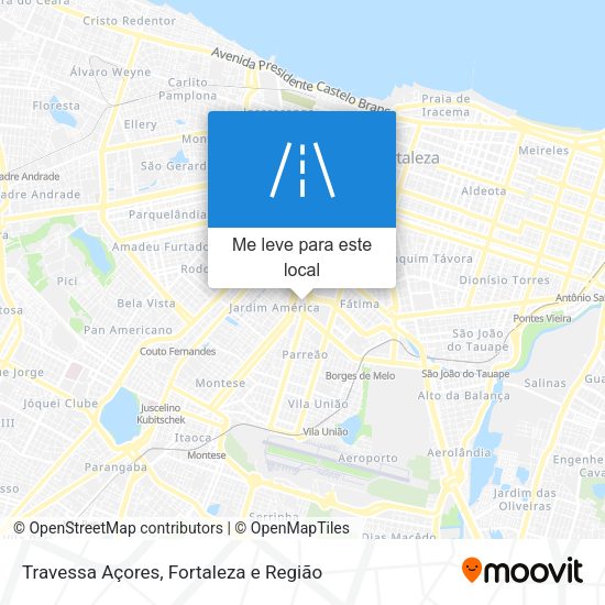 Travessa Açores mapa