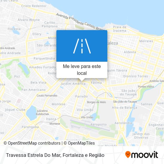 Travessa Estrela Do Mar mapa