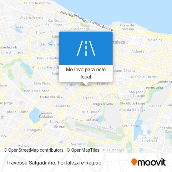Travessa Salgadinho mapa