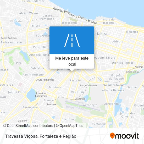 Travessa Viçosa mapa