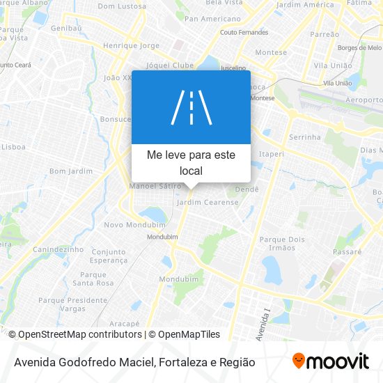Avenida Godofredo Maciel mapa