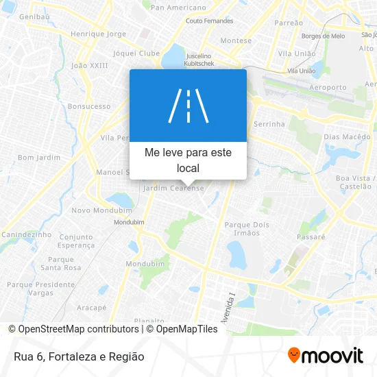 Rua 6 mapa