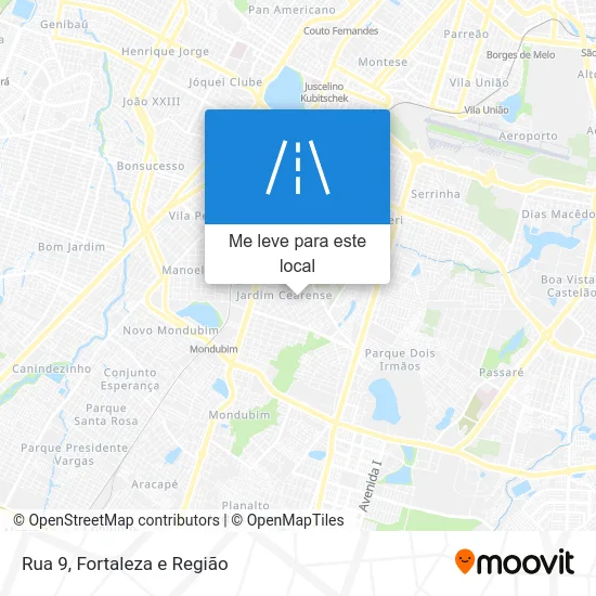 Rua 9 mapa