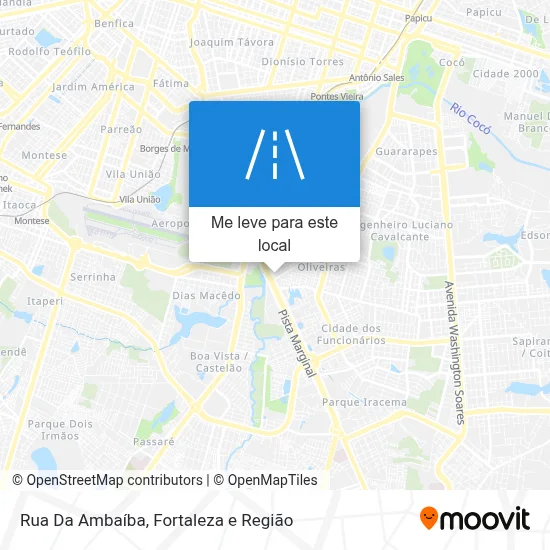 Rua Da Ambaíba mapa