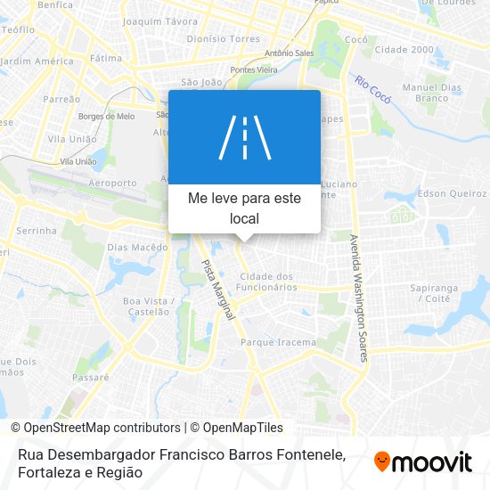 Rua Desembargador Francisco Barros Fontenele mapa