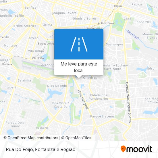 Rua Do Feijó mapa
