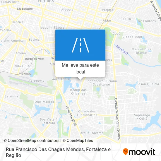 Rua Francisco Das Chagas Mendes mapa