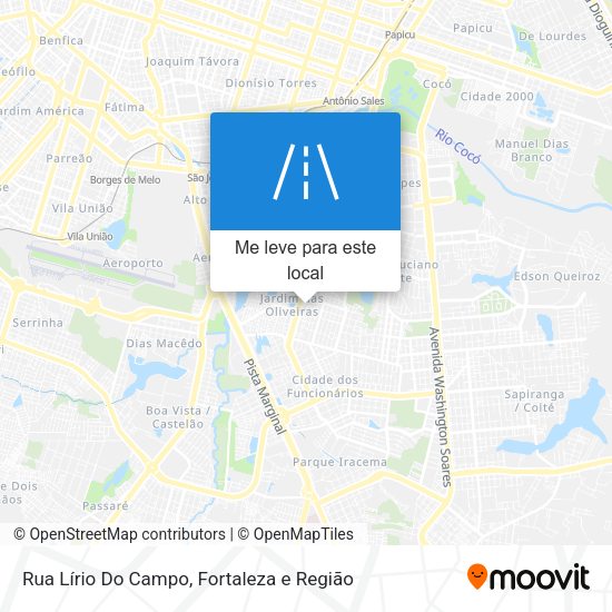 Rua Lírio Do Campo mapa