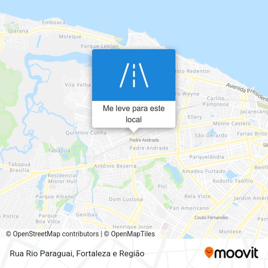 Rua Rio Paraguai mapa