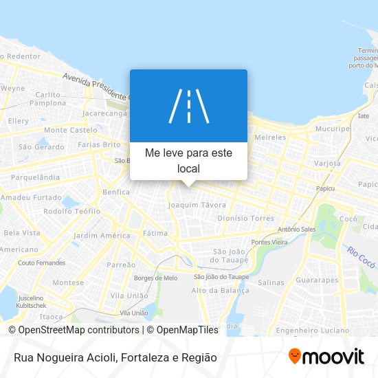 Rua Nogueira Acioli mapa