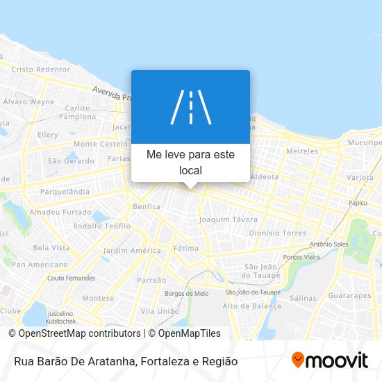 Rua Barão De Aratanha mapa