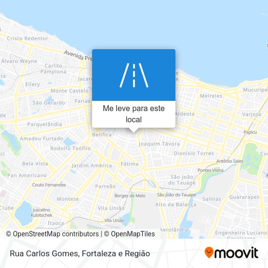 Rua Carlos Gomes mapa