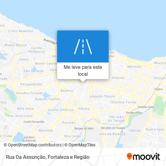 Rua Da Assunção mapa