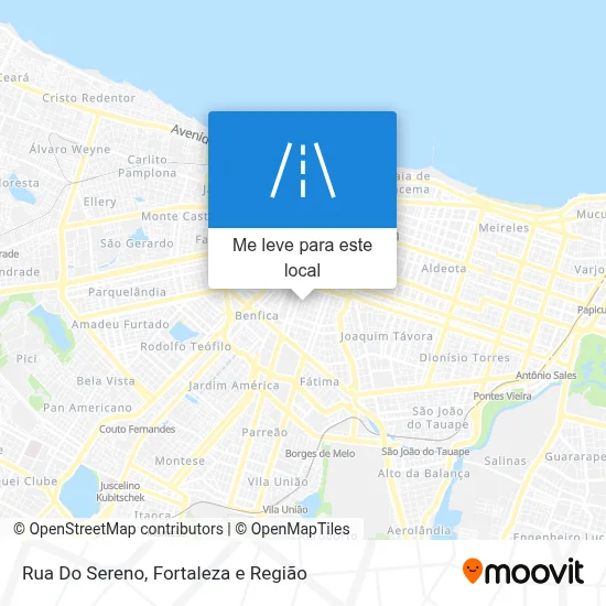 Rua Do Sereno mapa