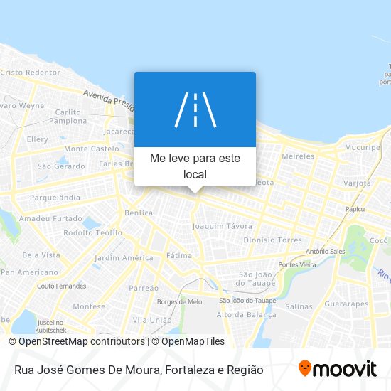 Rua José Gomes De Moura mapa