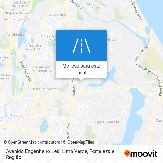 Avenida Engenheiro Leal Lima Verde mapa