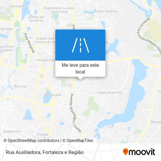 Rua Auxiliadora mapa