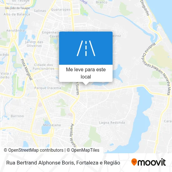Rua Bertrand Alphonse Boris mapa