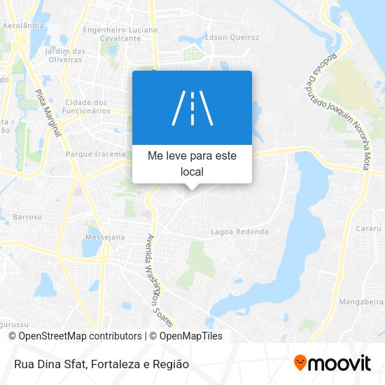 Rua Dina Sfat mapa