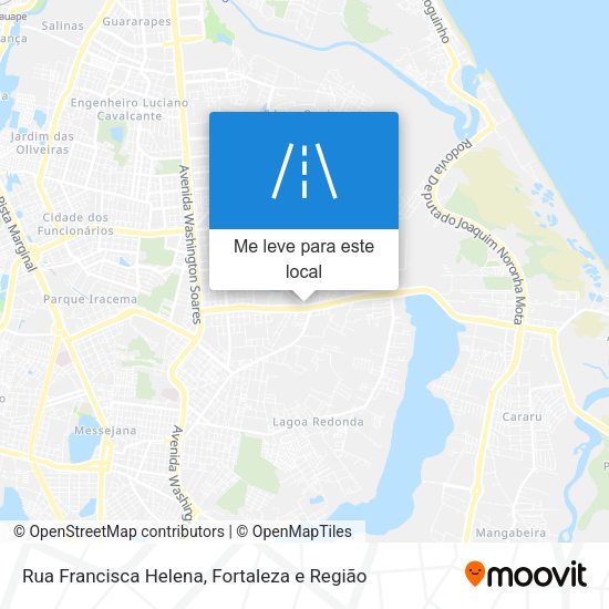 Rua Francisca Helena mapa