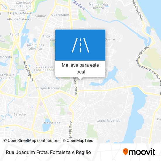 Rua Joaquim Frota mapa