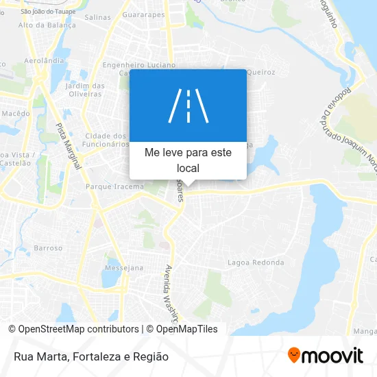 Rua Marta mapa
