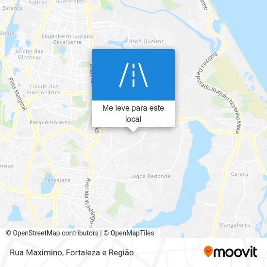 Rua Maximino mapa