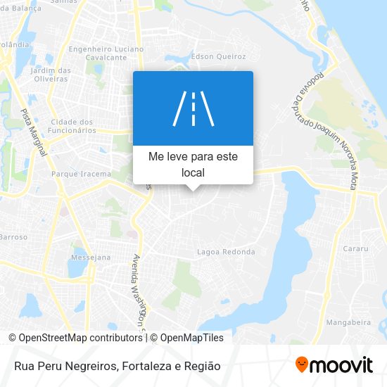 Rua Peru Negreiros mapa