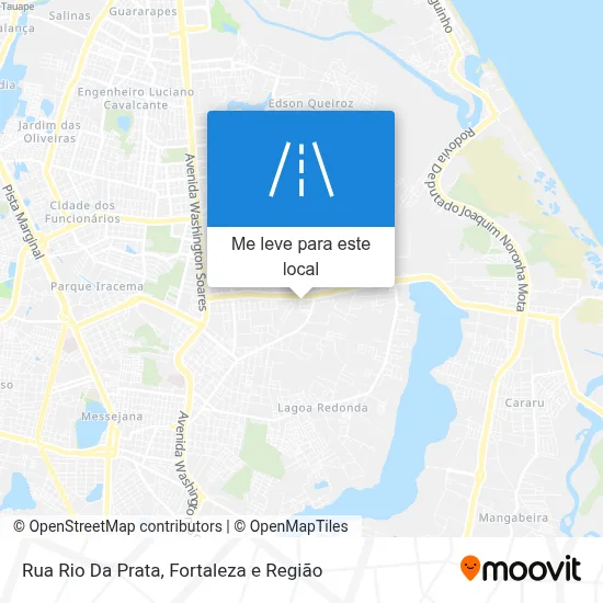 Rua Rio Da Prata mapa