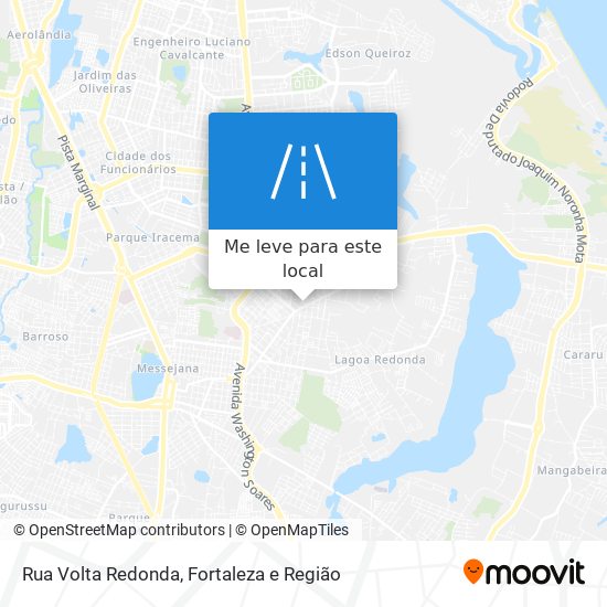 Rua Volta Redonda mapa