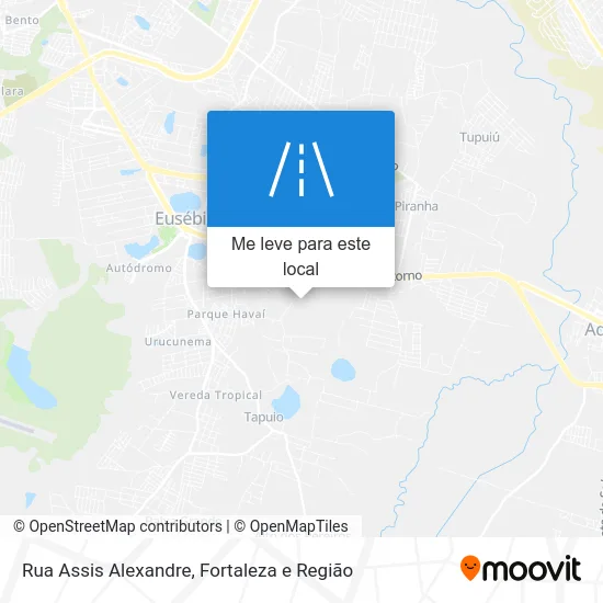 Rua Assis Alexandre mapa