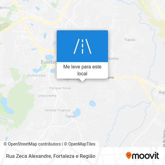 Rua Zeca Alexandre mapa