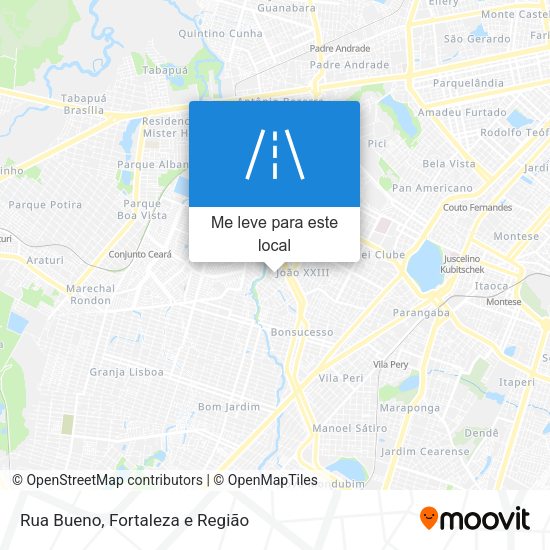 Rua Bueno mapa
