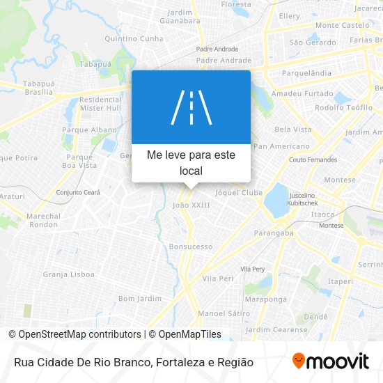 Rua Cidade De Rio Branco mapa
