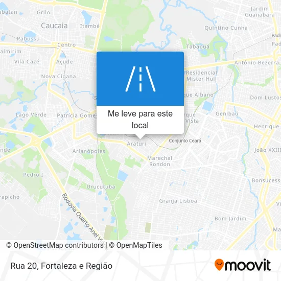 Rua 20 mapa