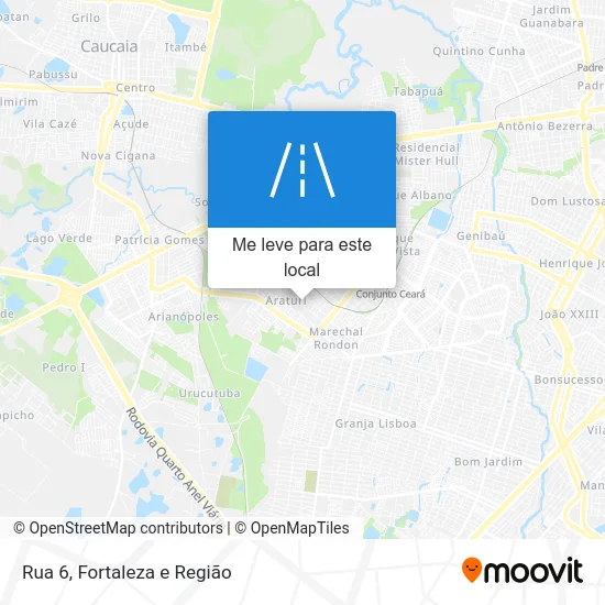 Rua 6 mapa