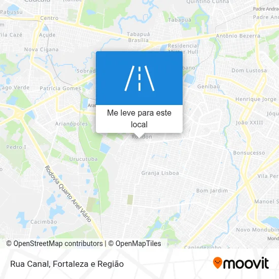 Rua Canal mapa