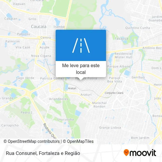 Rua Consunel mapa
