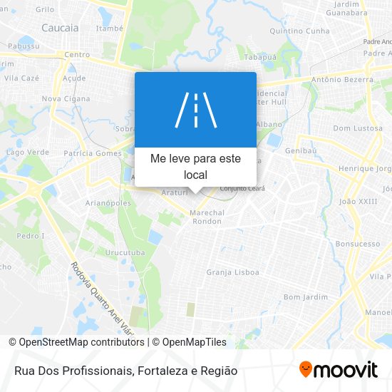 Rua Dos Profissionais mapa