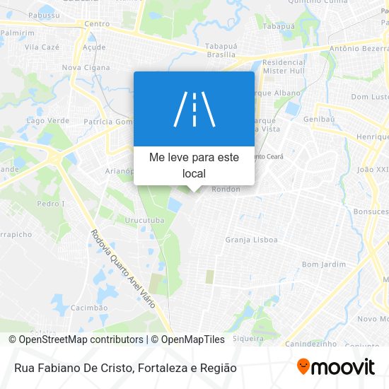 Rua Fabiano De Cristo mapa