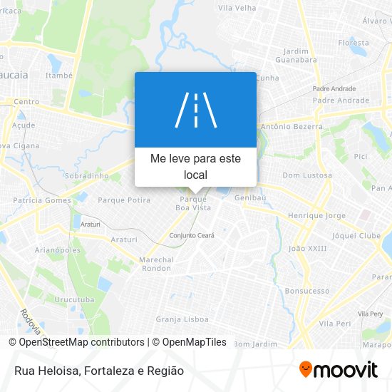 Rua Heloisa mapa
