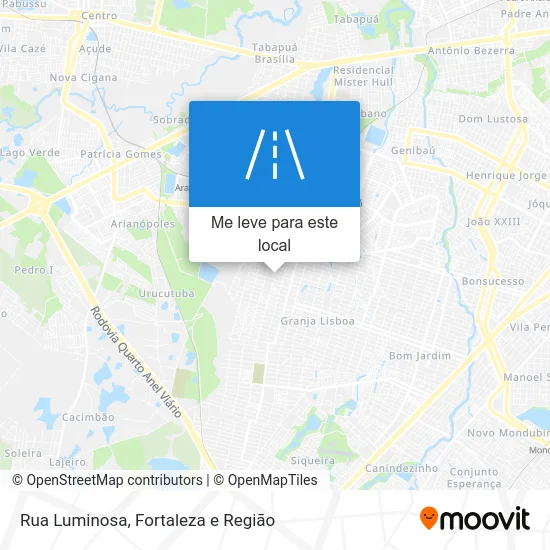Rua Luminosa mapa