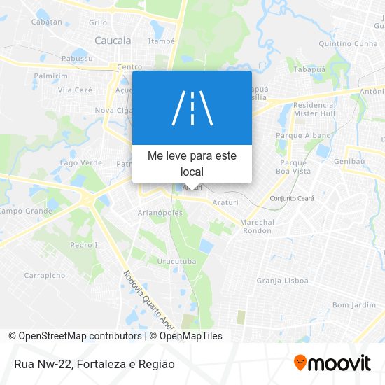 Rua Nw-22 mapa